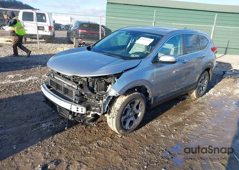 2018 Honda Cr-V Ex z USA, uszkodzony, nr VIN 2HKRW2H50JH629490